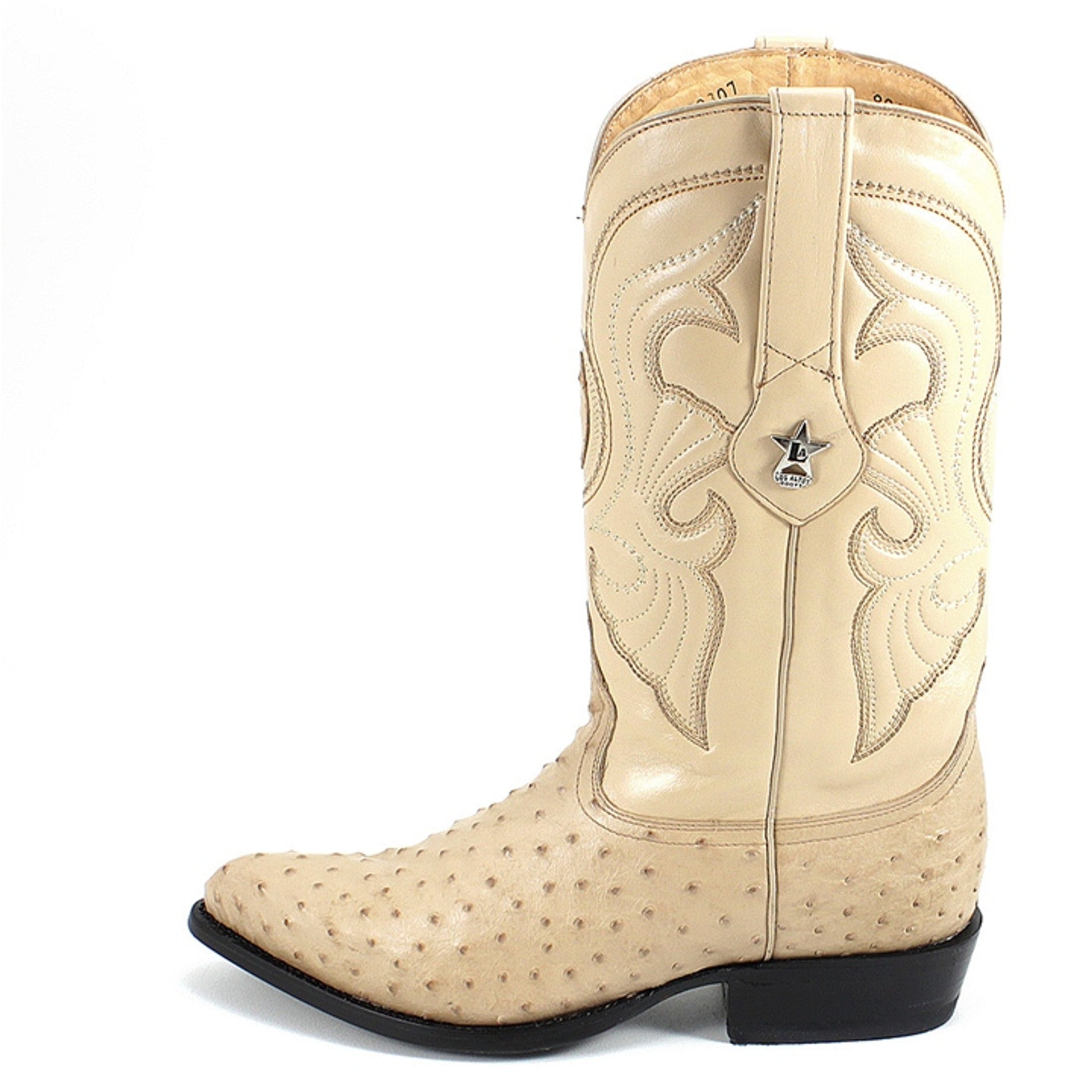 Los Altos Men's Oryx Full Quill Ostrich Boots - 6