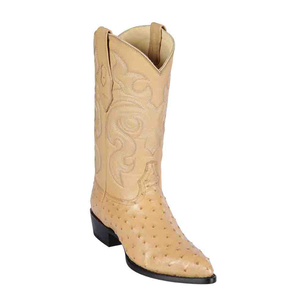 Los Altos Men's Oryx Full Quill Ostrich Boots - 6