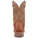 Dan Post Martel Tan/Brown Ostrich Leather Western Boots