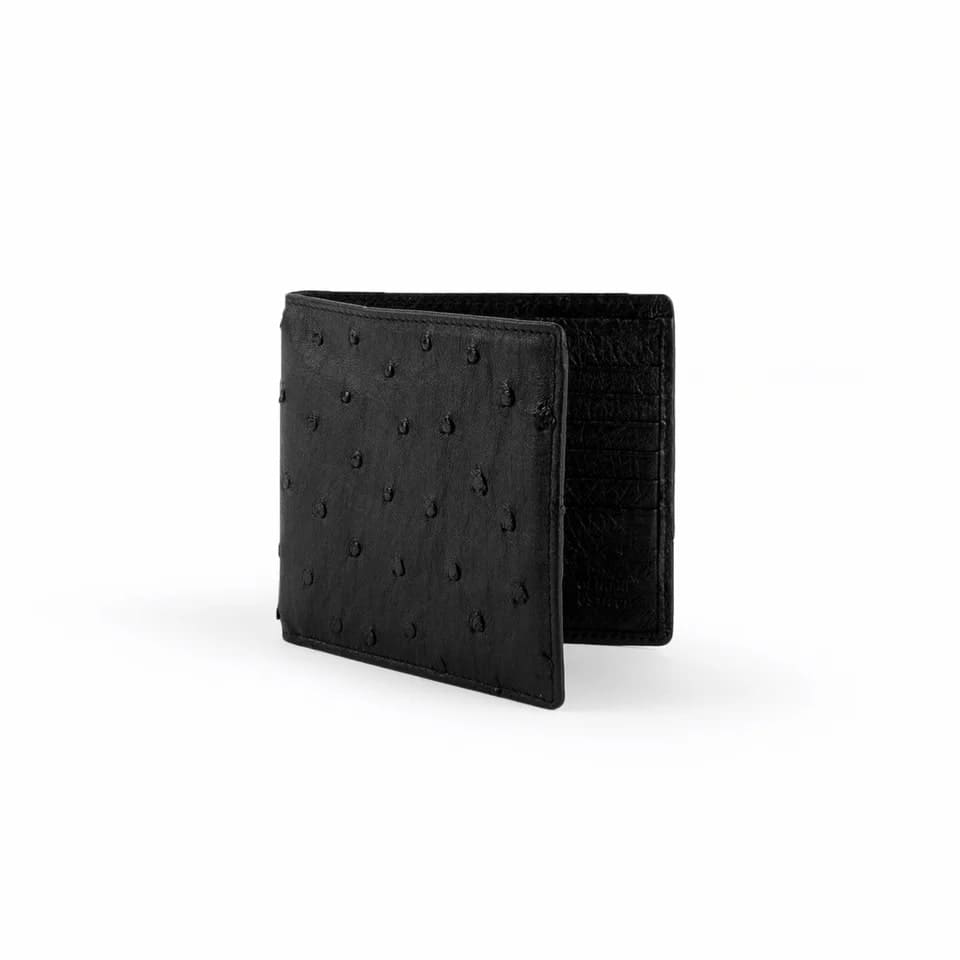 Ferrini Full Quill Ostrich Hipster Black - One Size