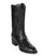 Handcrafted in Mexico Los Altos Boots Men's Ostrich Roper Western Boots Black