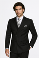 Pacelli by Zacchi Men's 2-Piece Double Breasted Suit - Solid Colors