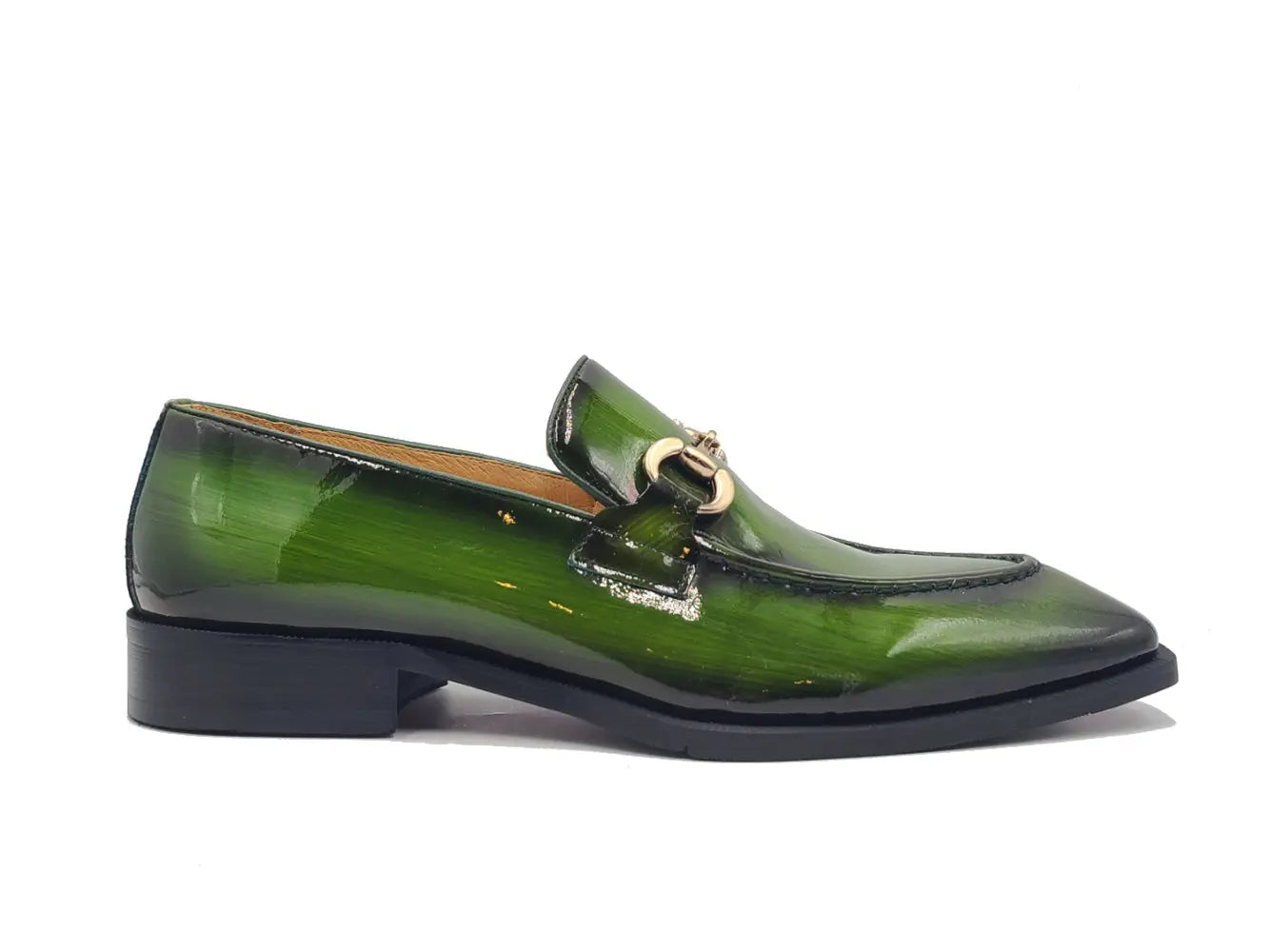 Patent Leather Buckle Loafer - 7.5