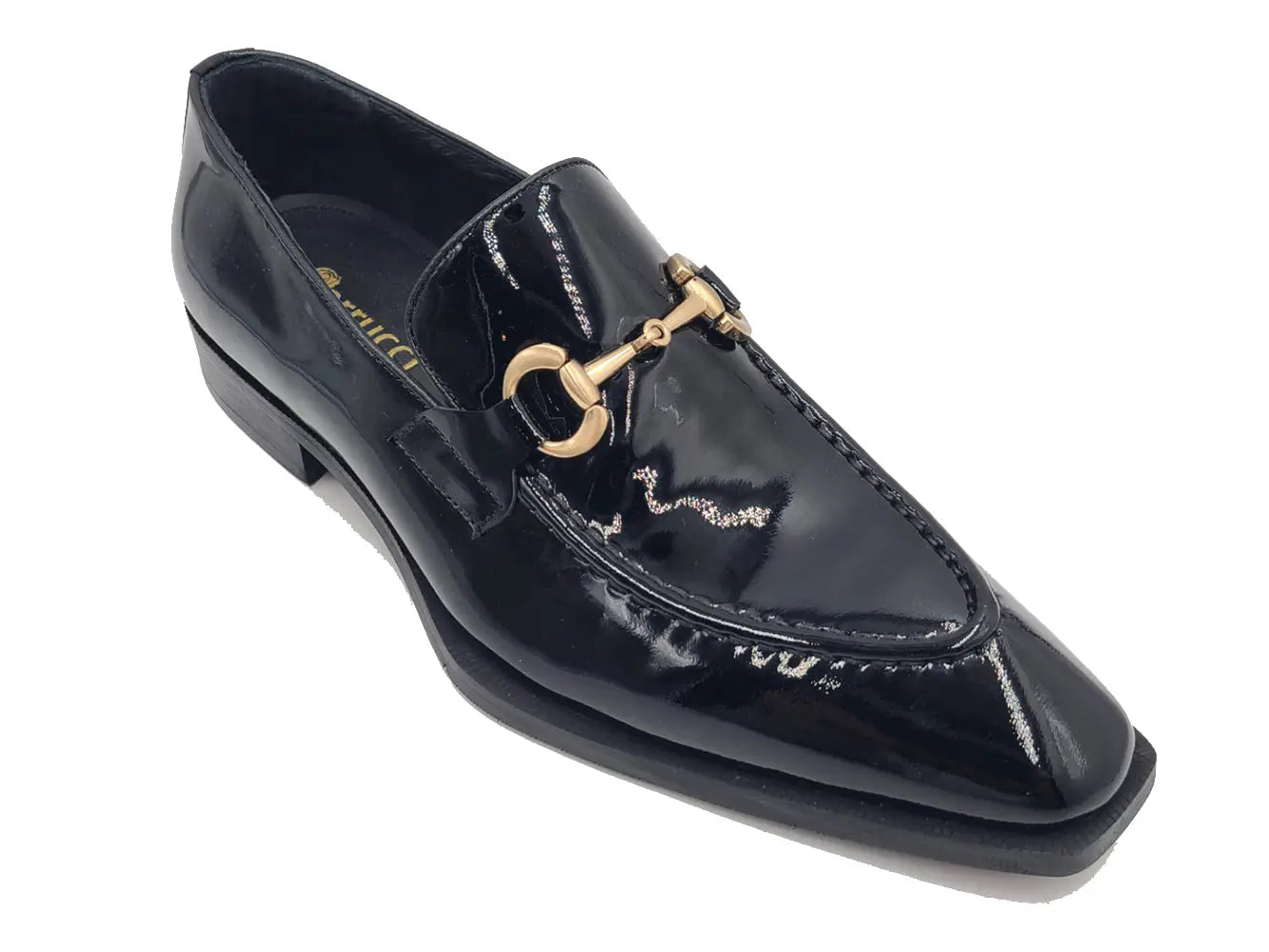 Patent Leather Buckle Loafer - 7.5