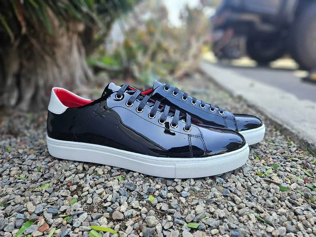 Patent Leather Dress Sneaker - 7.5