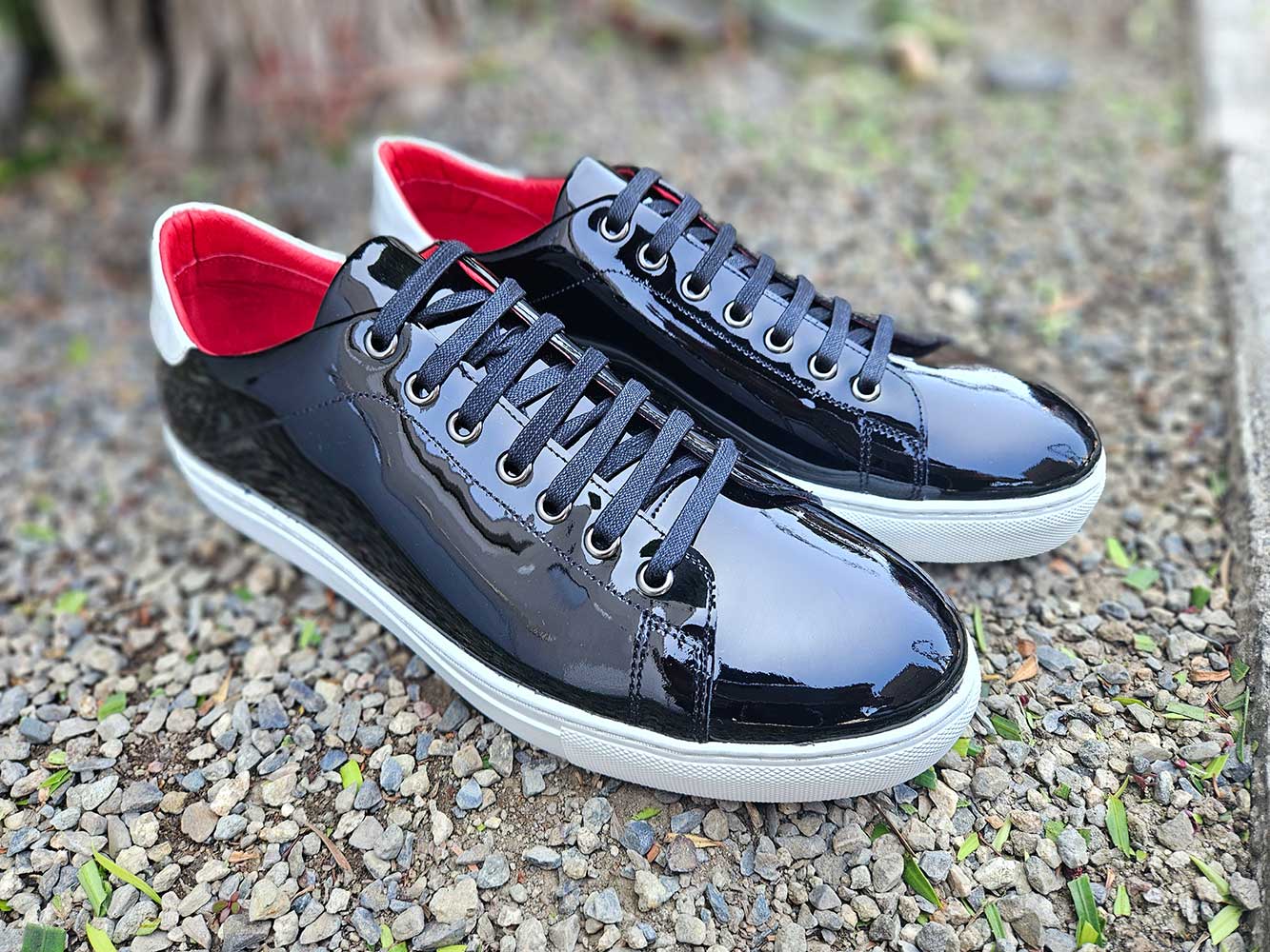 Patent Leather Dress Sneaker - 7.5