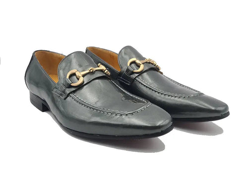 Carrucci Patent Leather Horse Bit Loafer