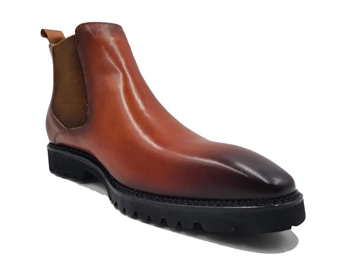 Carrucci Patina Chelsea Boot Lug Sole