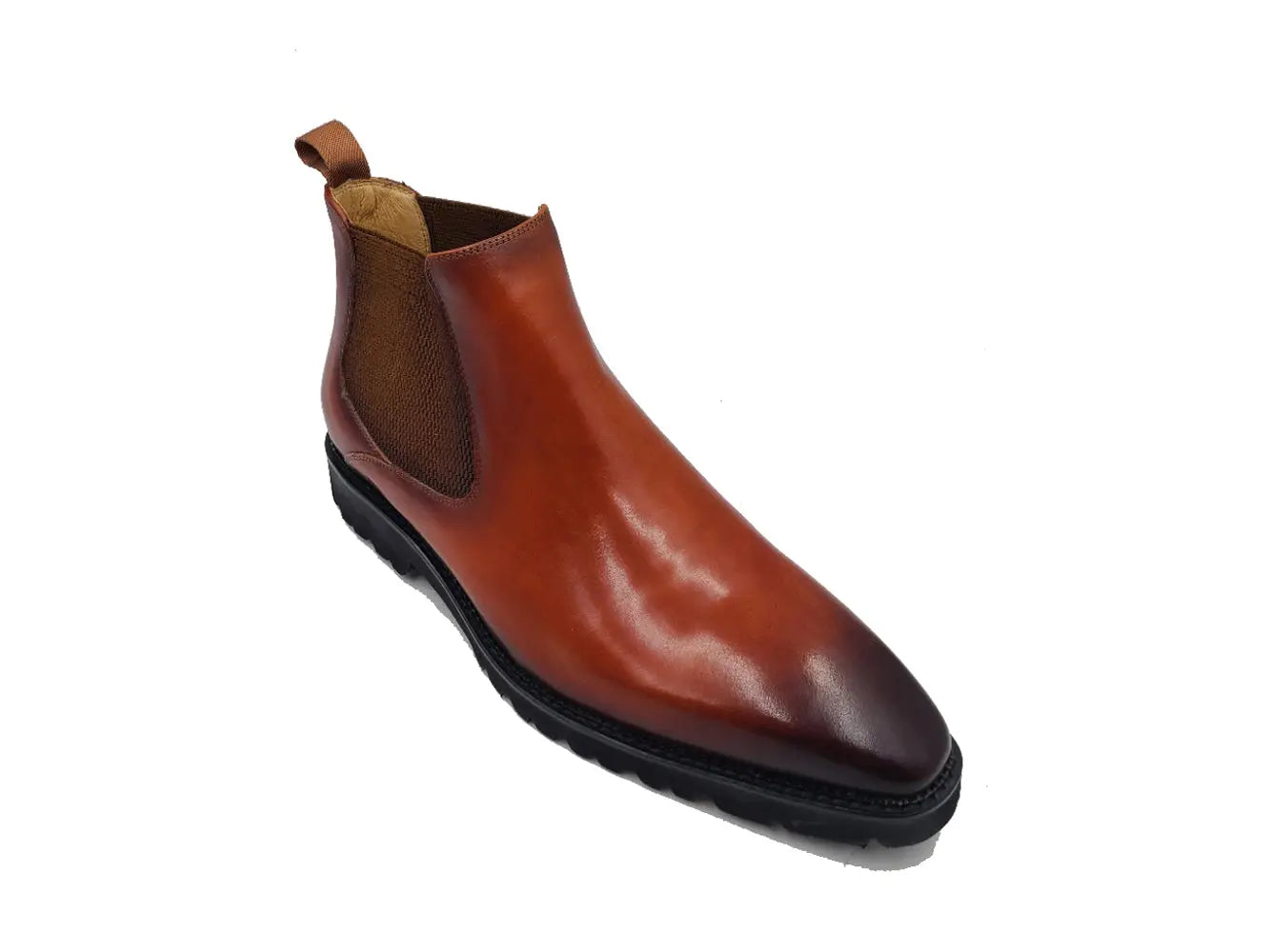 Carrucci Patina Chelsea Boot Lug Sole - 7.5