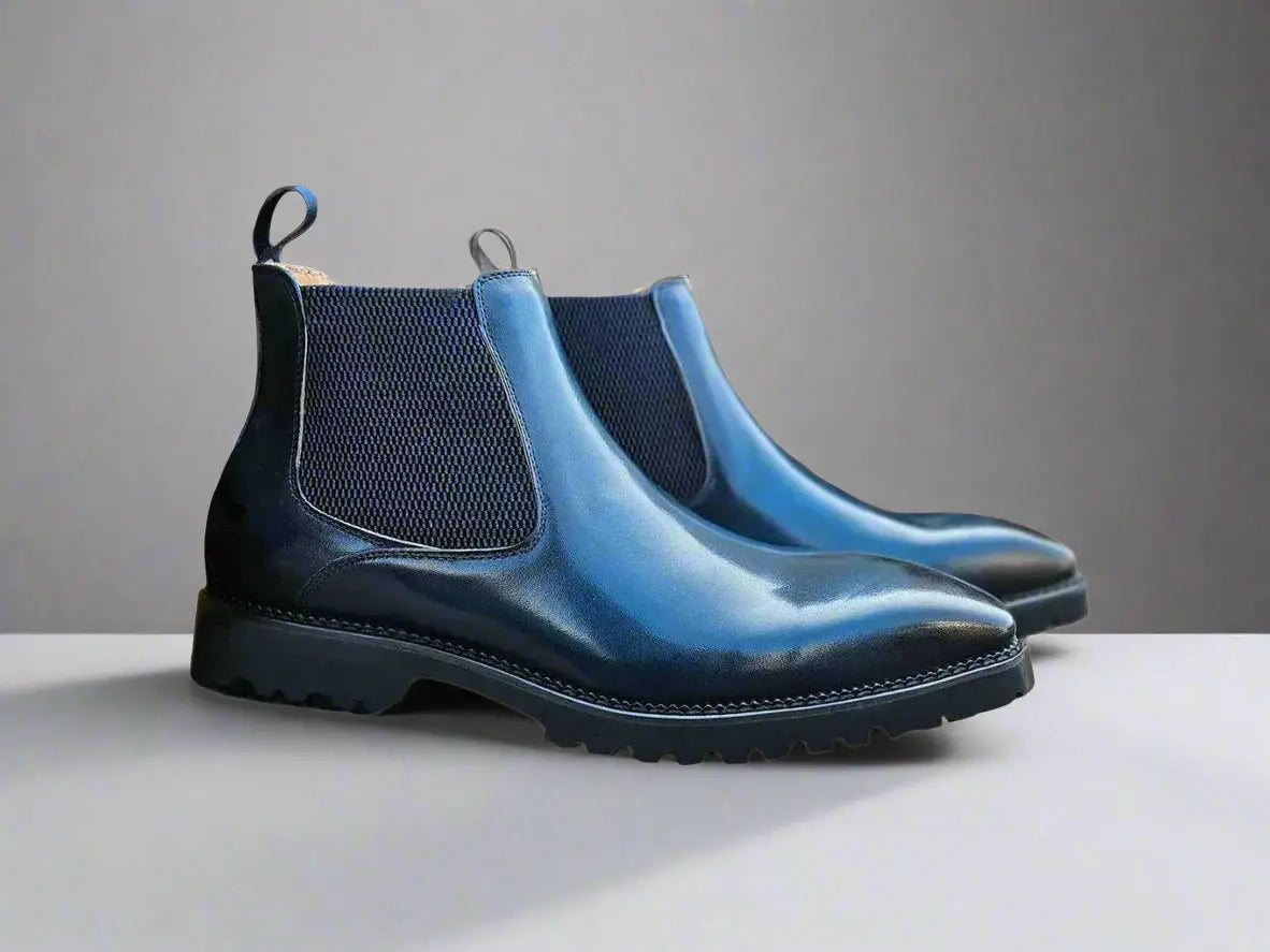 Carrucci Patina Chelsea Boot Lug Sole - 7.5