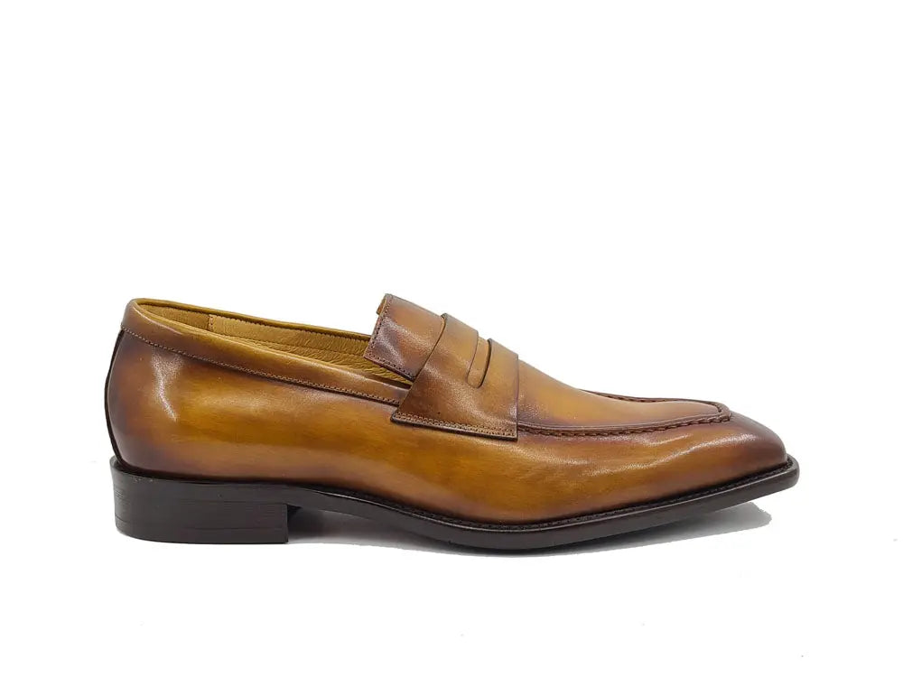 Patina Finished Penny Loafer - 7.5