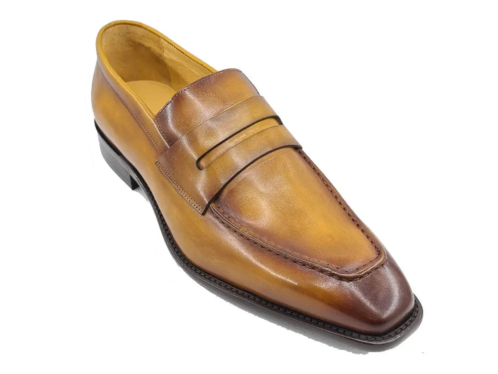 Patina Finished Penny Loafer - 7.5