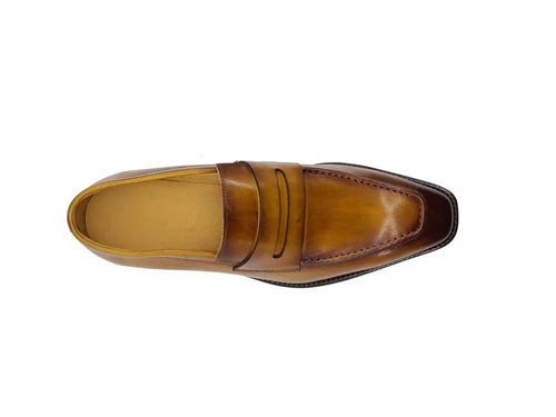 Carrucci Patina Finished Penny Loafer