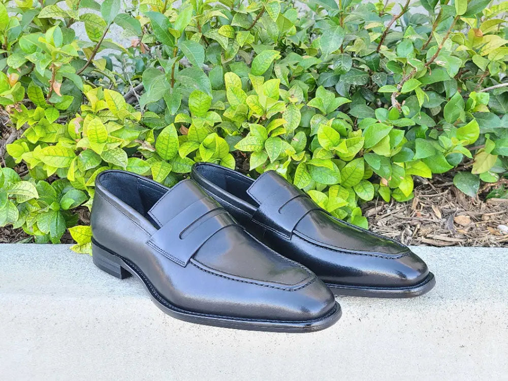 Patina Finished Penny Loafer - 7.5