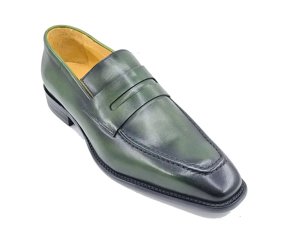 Patina Finished Penny Loafer - 7.5