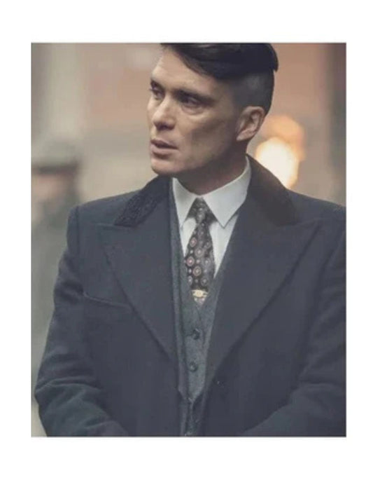 Mens Peaky Blinders Costume peaky blinder outfit - Include peaky blinder actor cap Thomas Shelby Vested Suit & Black Overcoat