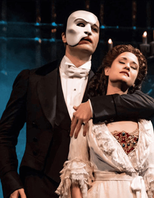 Mens Phantom of The Opera Tail Tuxedo Costume in Black tuxedo