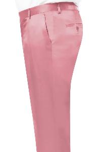 Shiny Dress Pants Pink - Sharkskin Pant For Men - Sateen Pants