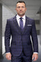 Mens 3 Piece 100 Percent Wool Suit - Affordable Italian Super 150's Fabric in Plaid Texture Fabric in Color Heather Charcoal - Online Special