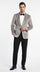Men's Platinum Velvet Dinner Jacket with Satin Shawl Lapel | Formal Wedding Prom Blazer