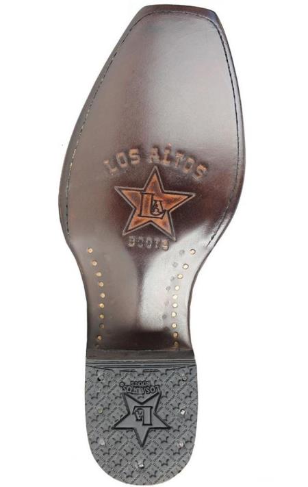 Men's Handcrafted Wild West Genuine Rage Cowboy Leather Round Toe Walnut Dress Cowboy Boot Cheap Priced For Sale Online - US 8.0 Standard/D/ Medium / Eu:41-42