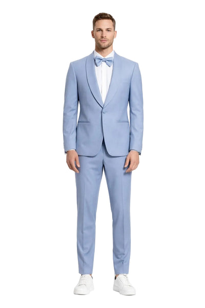 Prom 2026 Suit - Sky Blue Prom Tuxedo - Summer Slim Fit Suits