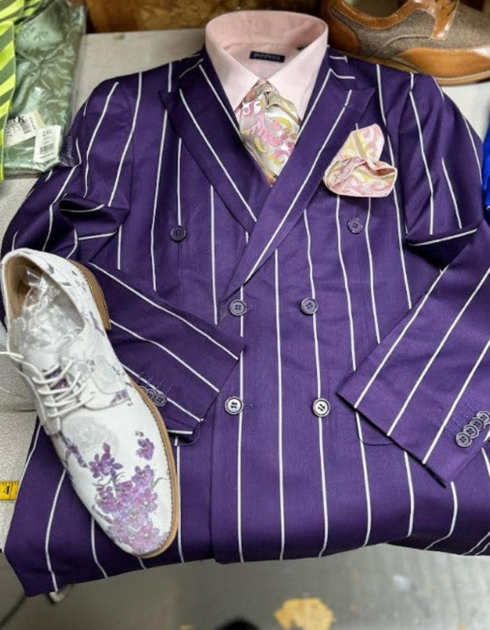 Pinstripe Blazer