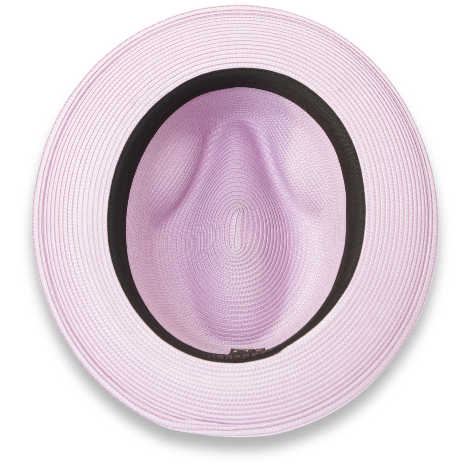 Tapa Crushable Straw Hat Fedora in Purple - Small