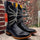 Black Python Cowboy Boots