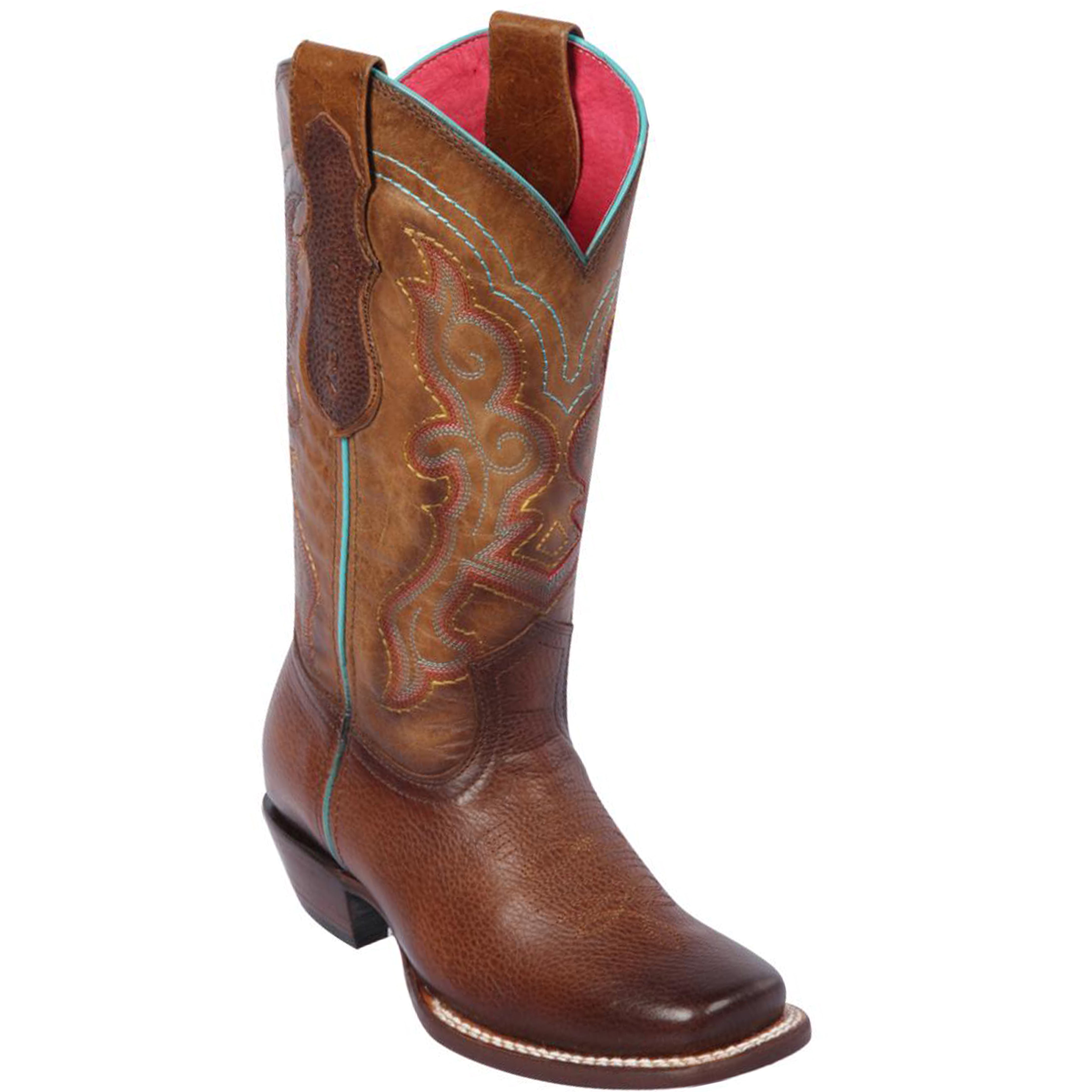Volcano Cognac Cowgirl Boots For Women - Cognac