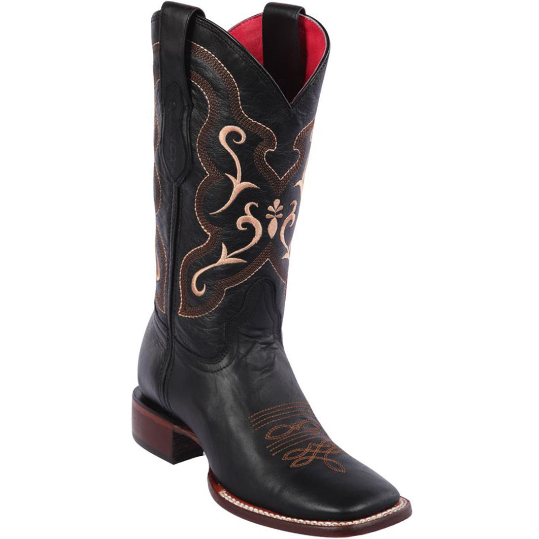 Women's Black Cowboy Boots - Black