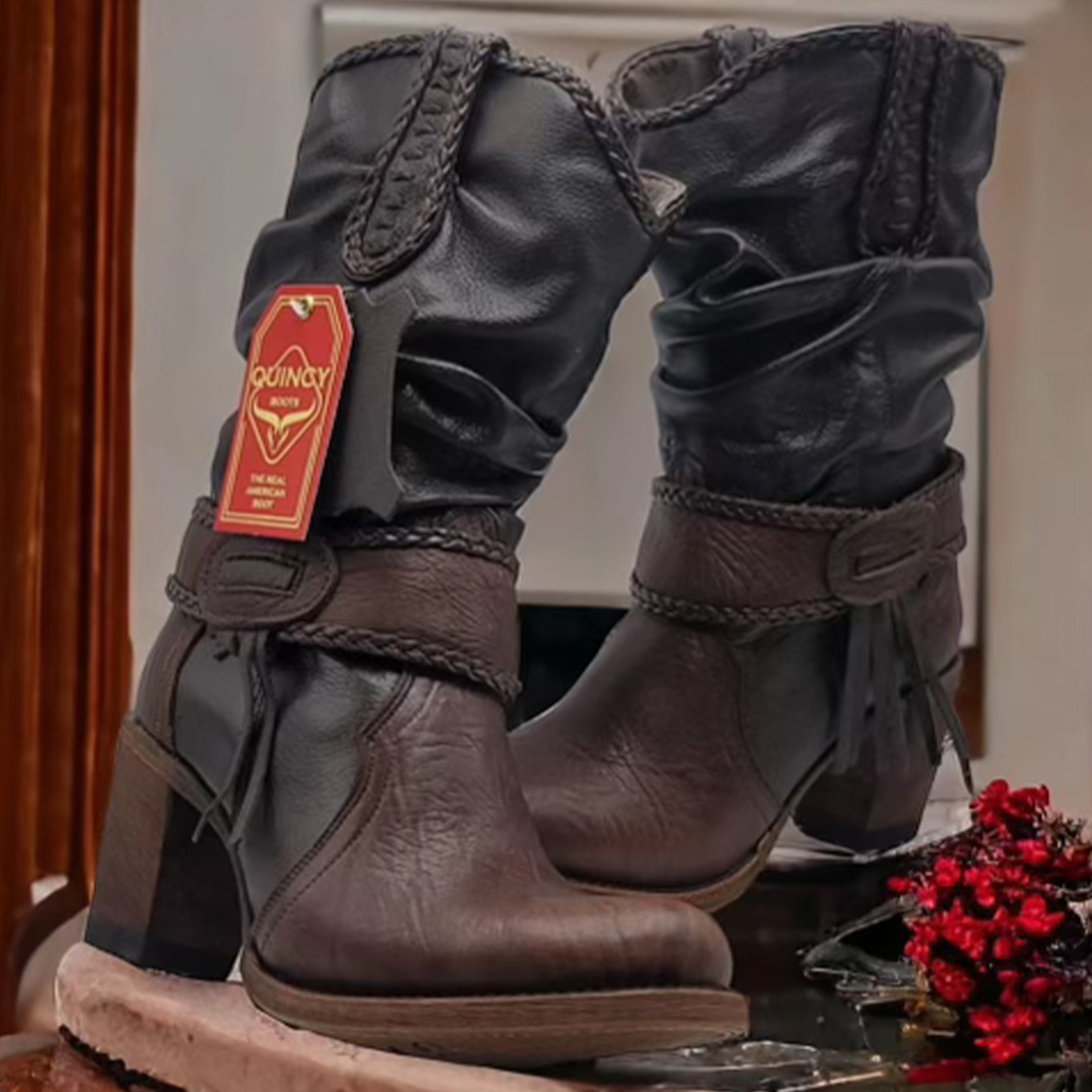 Women's Short Boots - Brown