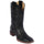 Black square toe cowboy boot