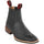 Square Toe Black Cowboy Boots