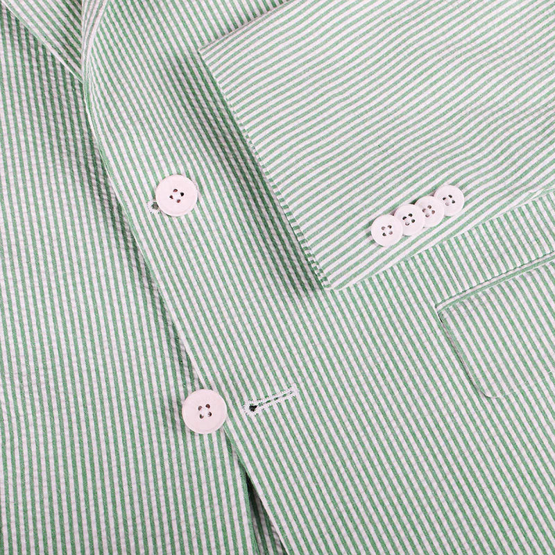 Seersucker Blazer - "Julep Green"  Seersucker Sport Coat Mint Julep Green Seersucker Stretch Sport Coat