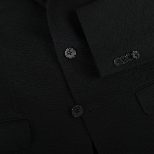 Seersucker Blazer - "Black Pepper"  Seersucker Sport Coat Black Pepper Seersucker Stretch Sport Coat