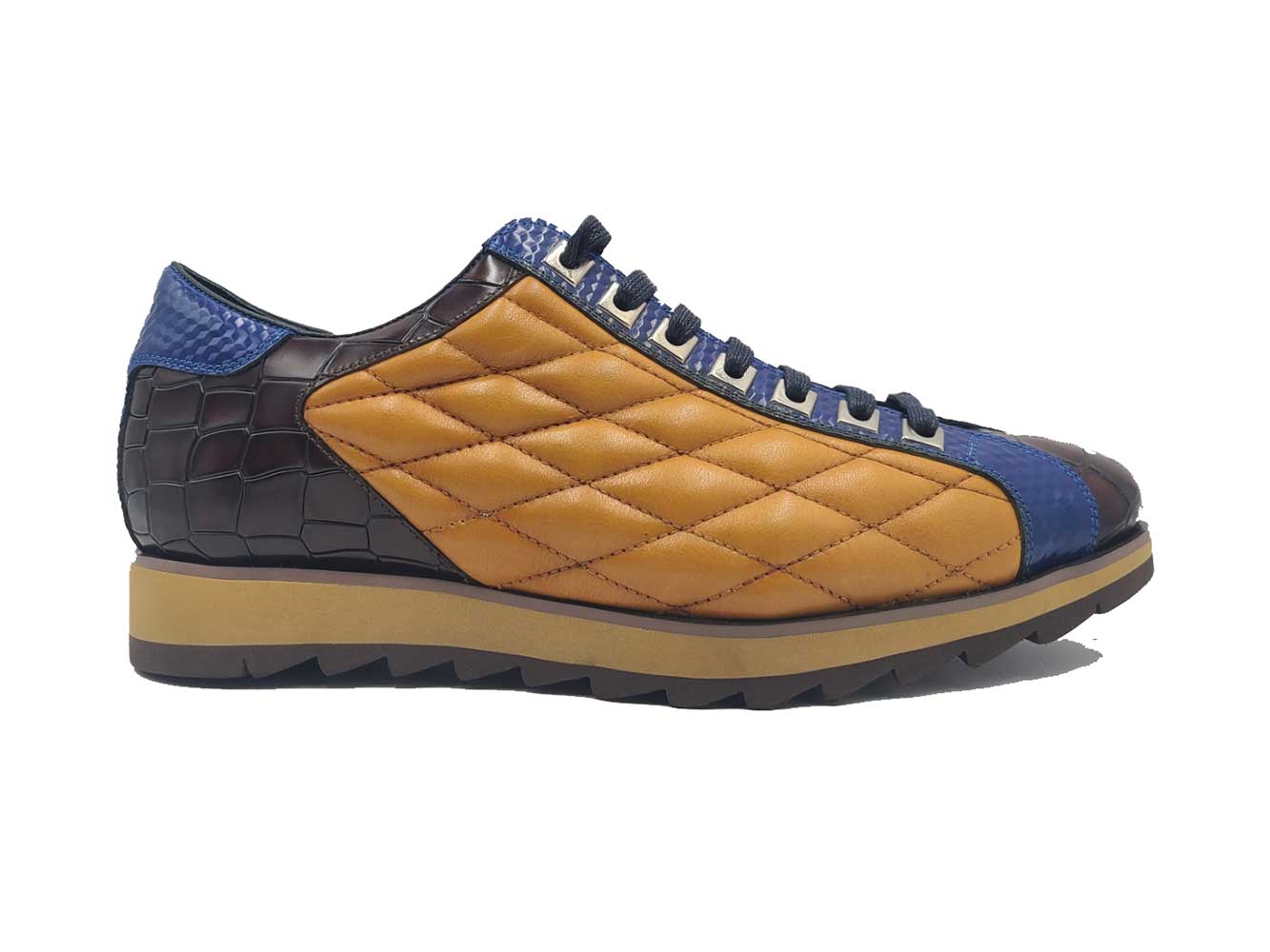 Quilted Leather Sneaker - 7.5