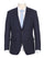 Half Canvas Stretch Wool Dress Suit Modern Fit 2 Piece in Navy
