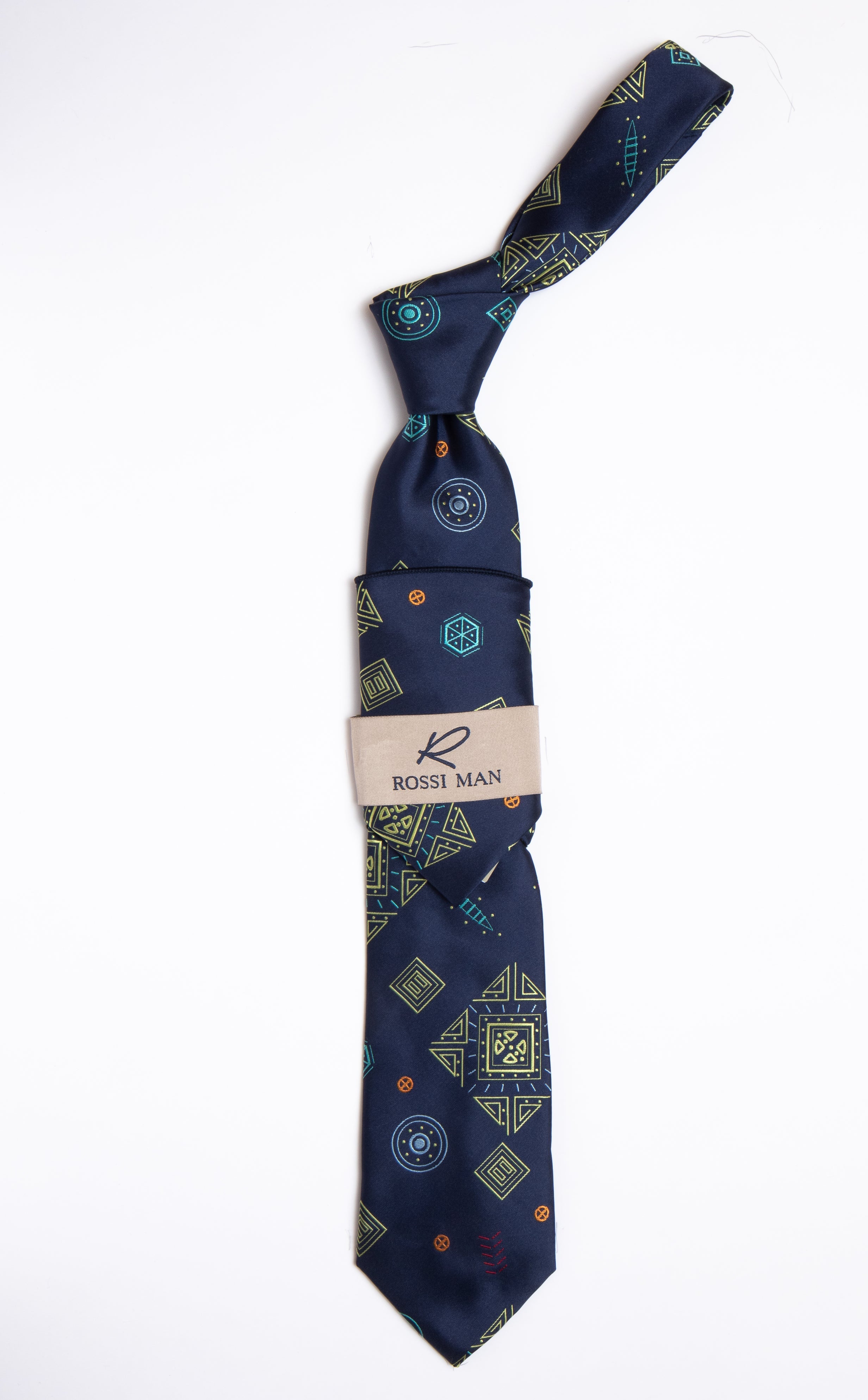 Rossi Man Tie and Pocket Round RMR451-1 - Default Title