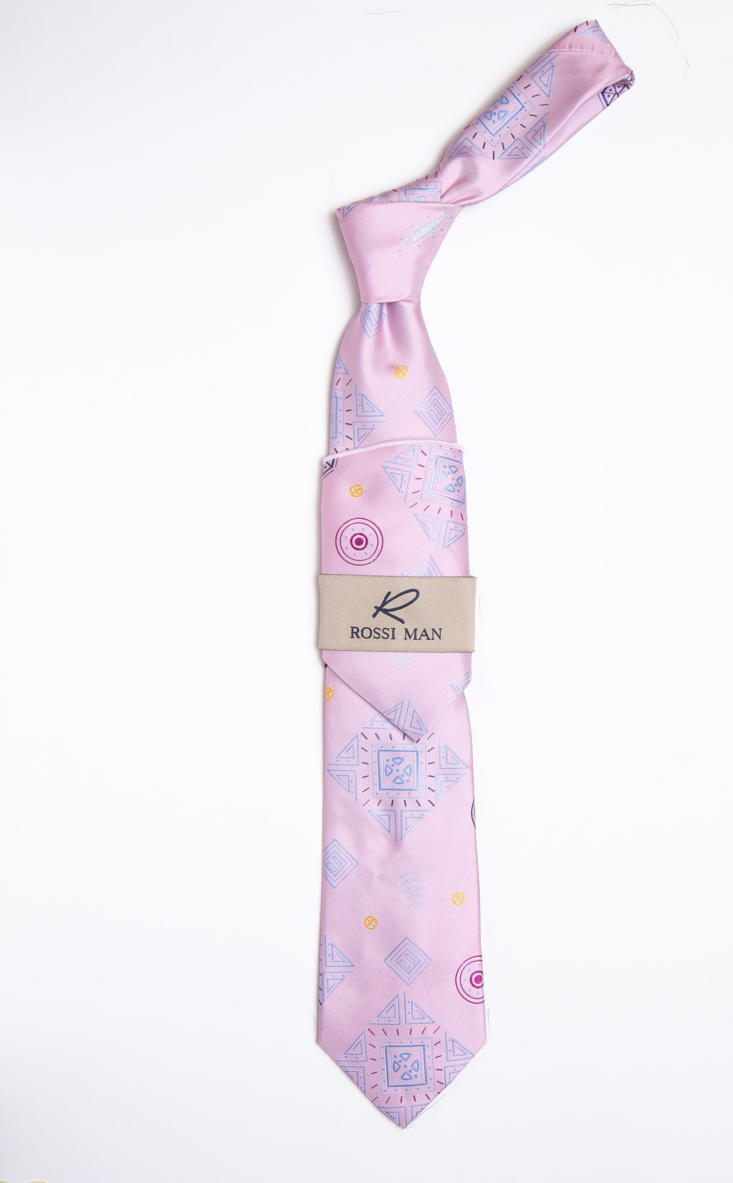 Rossi Man Tie and Pocket Round RMR451-2 - Default Title