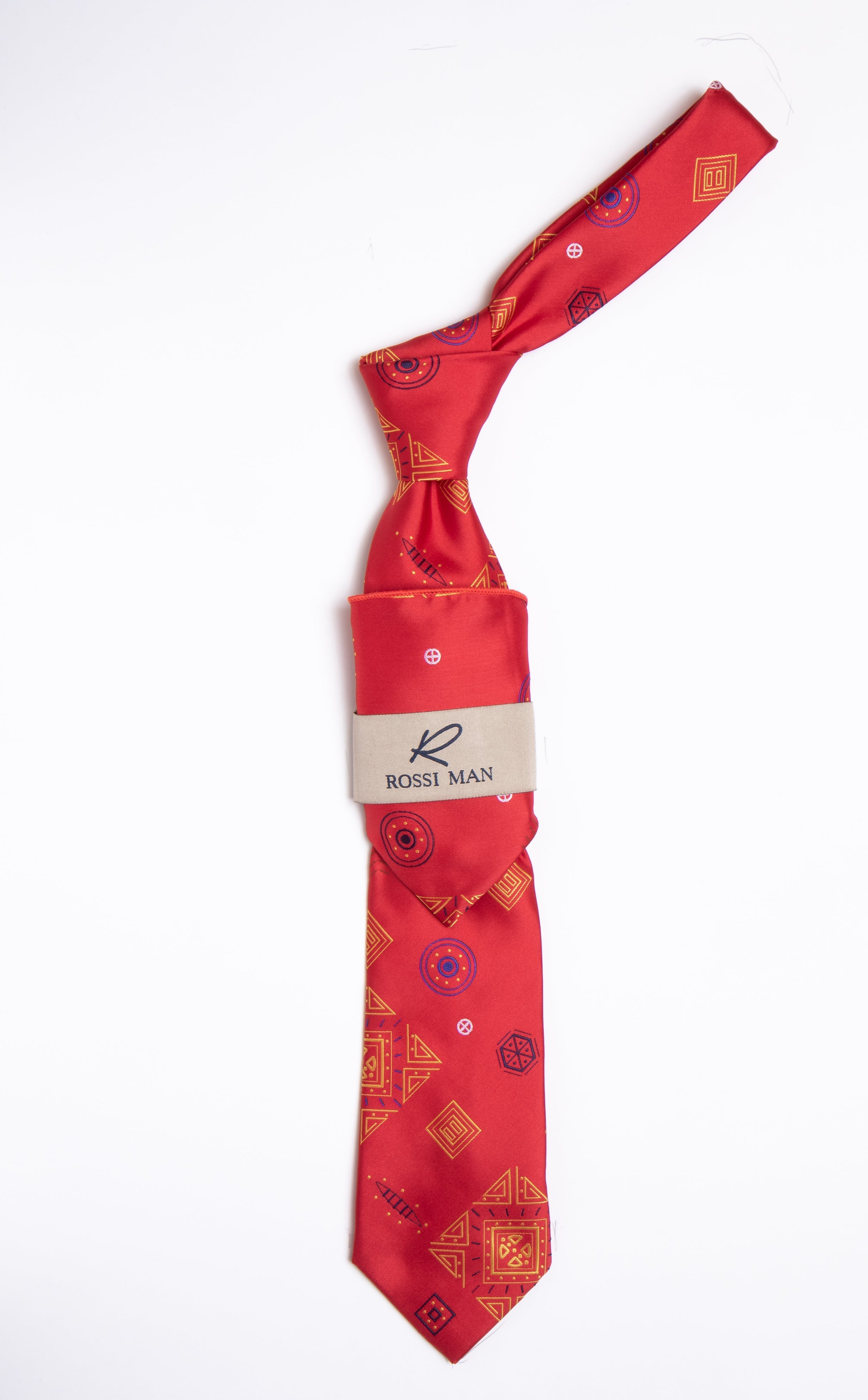 Rossi Man Tie and Pocket Round RMR451-5 - Default Title