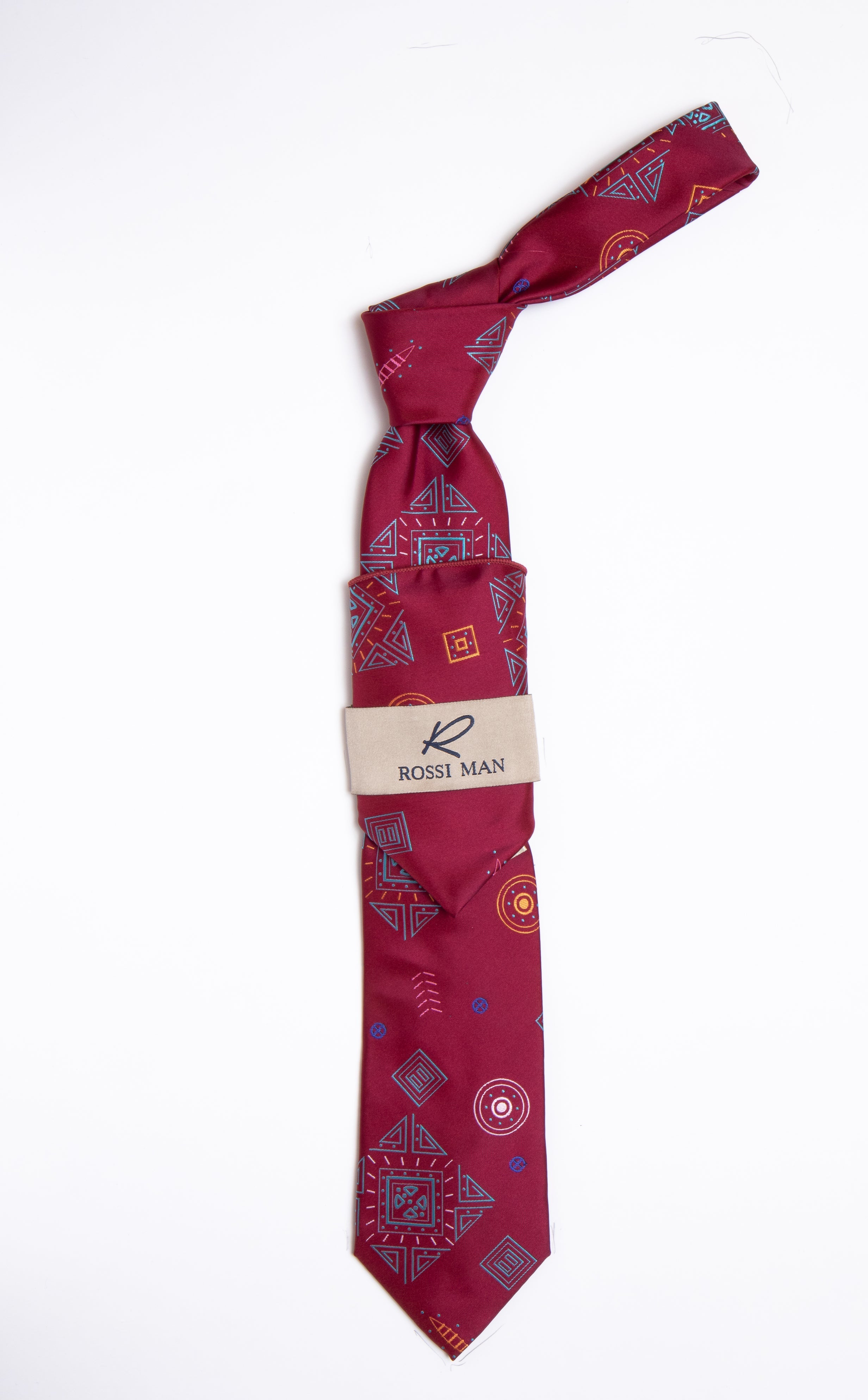 Rossi Man Tie and Pocket Round RMR451-6 - Default Title