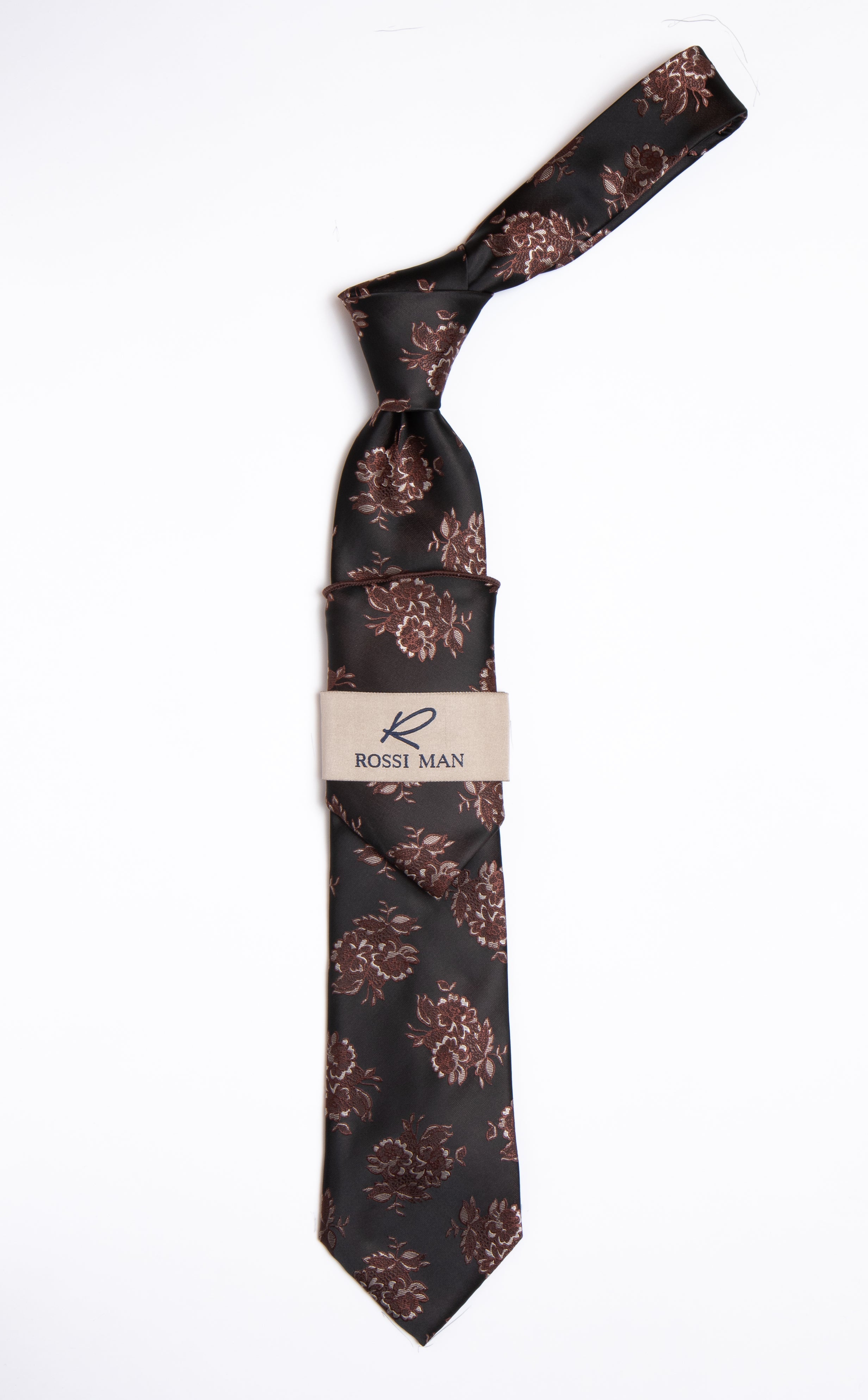 Rossi Man Tie and Pocket Round RMR453-1 - Default Title