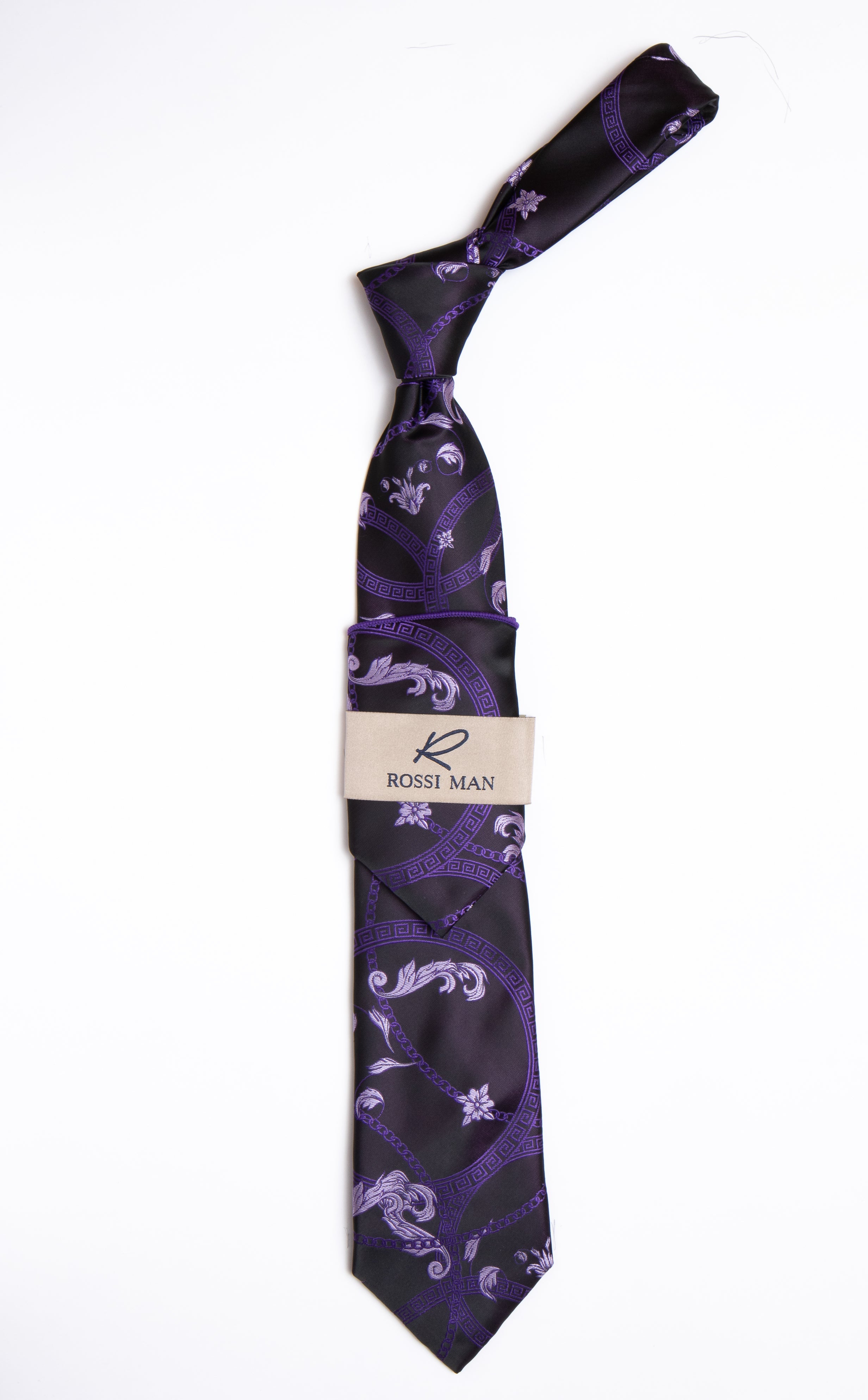 Rossi Man Tie and Pocket Round RMR454-4 - Default Title