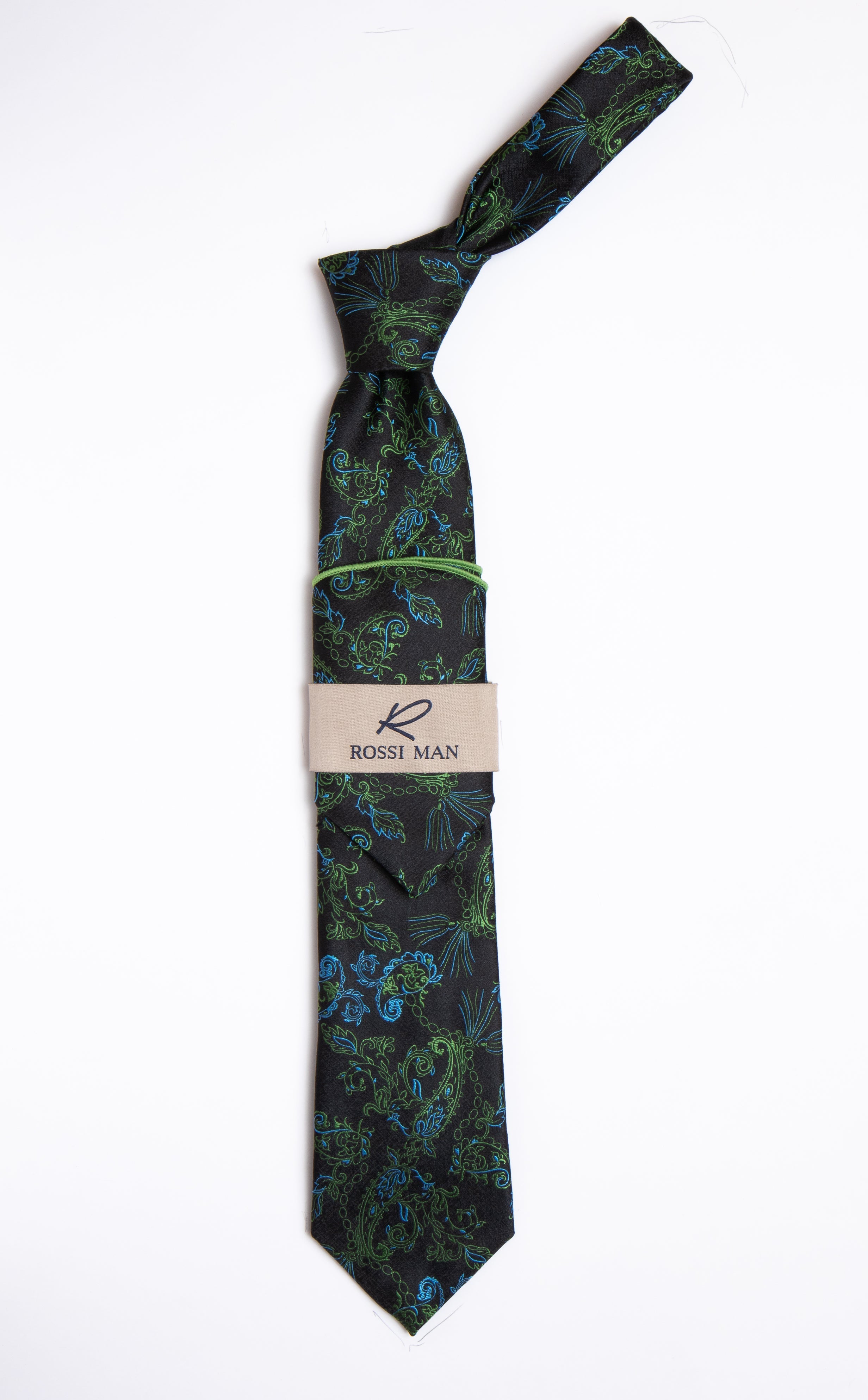 Rossi Man Tie and Pocket Round RMR455-2 - Default Title