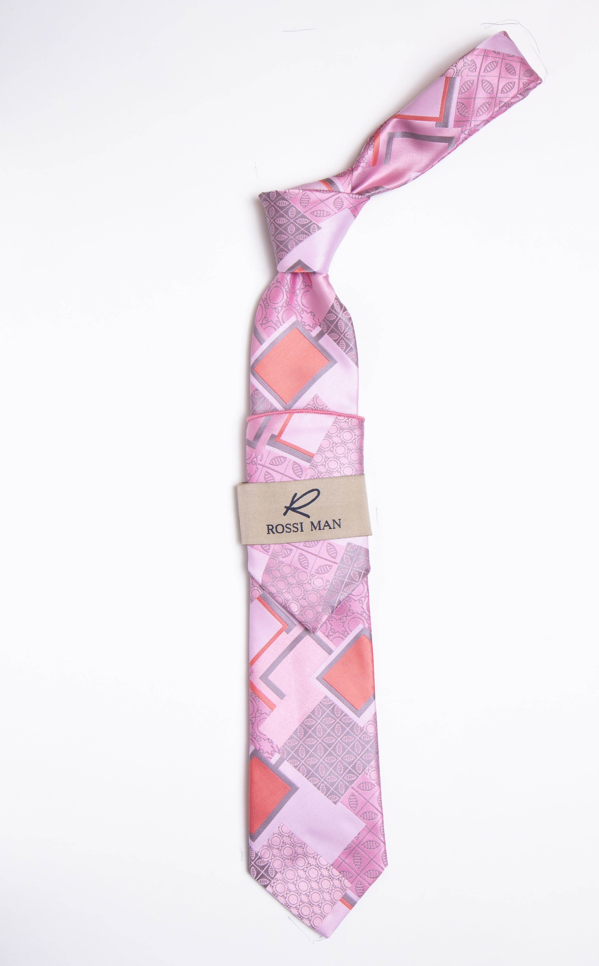 Rossi Man Tie and Pocket Round RMR460-2 - Default Title