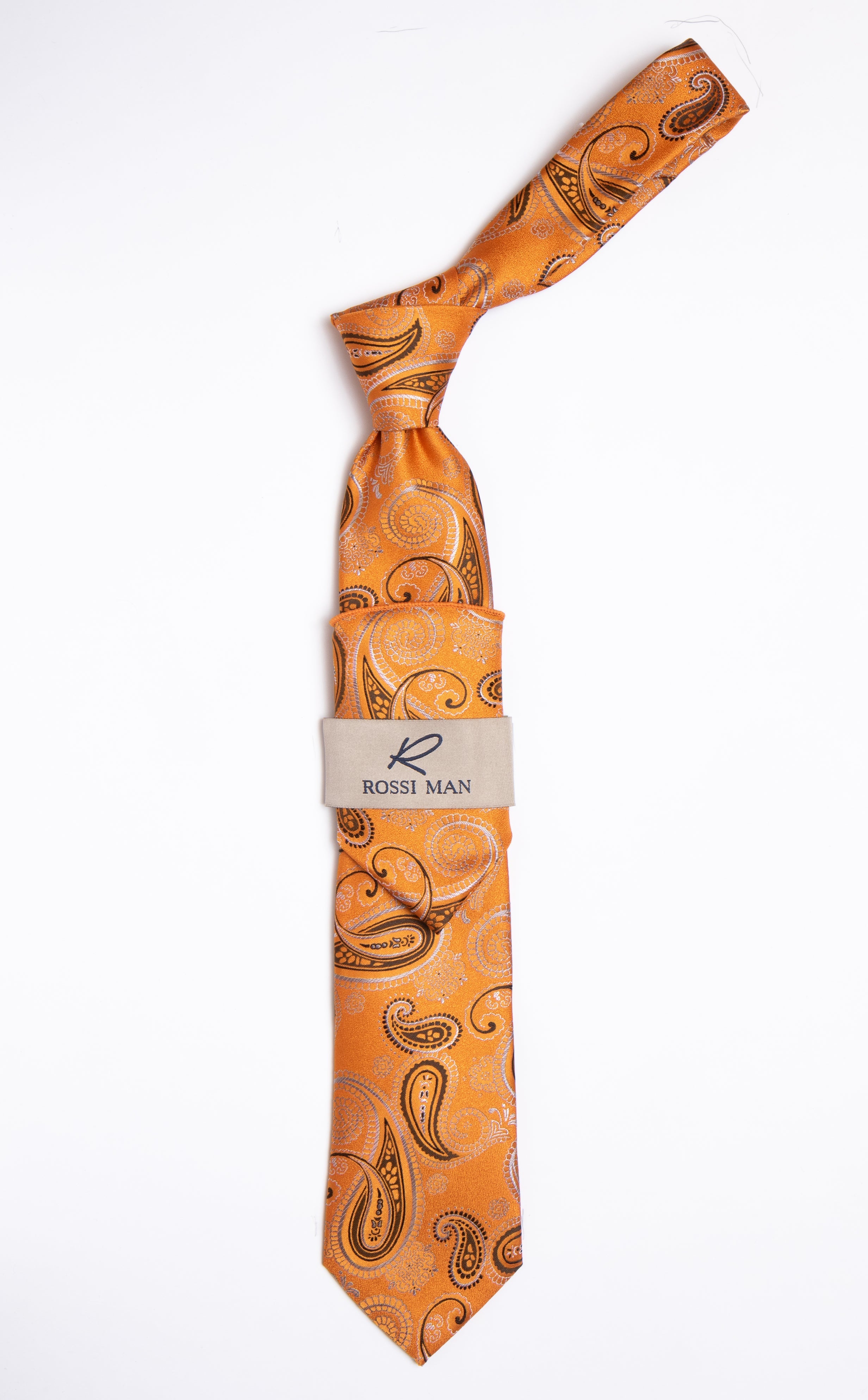 Rossi Man Tie and Pocket Round RMR461-1 - Default Title