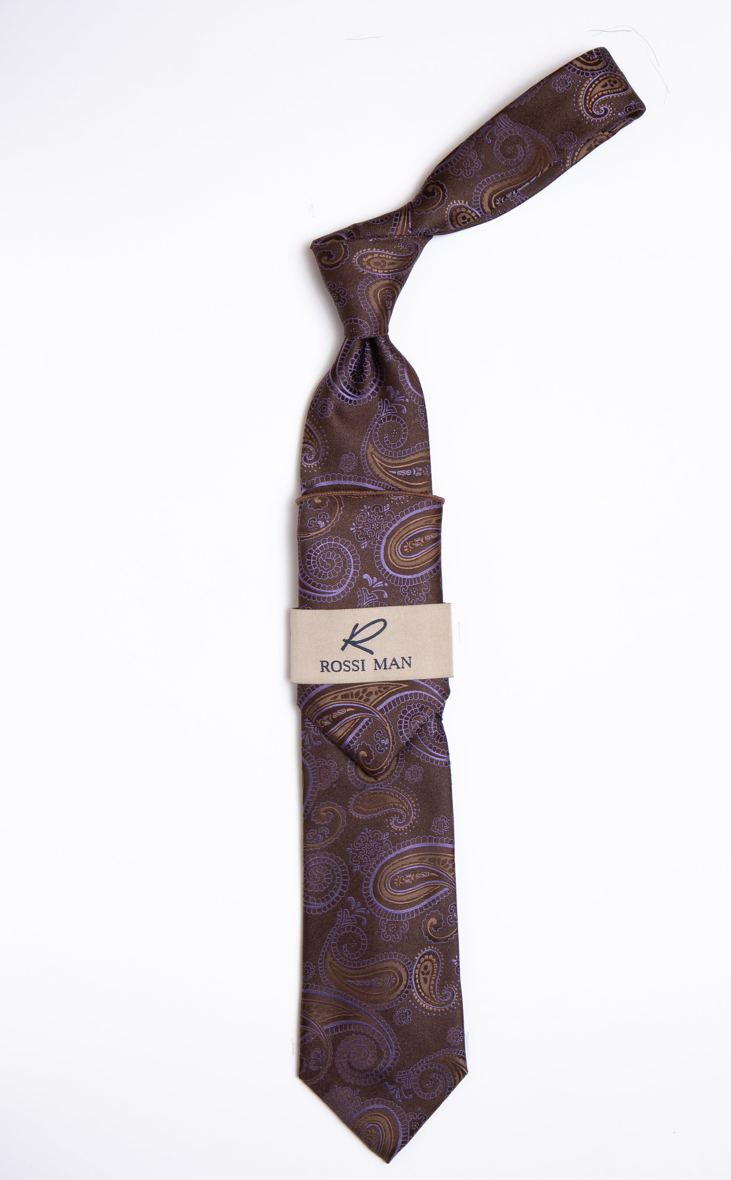 Rossi Man Tie and Pocket Round RMR461-5 - Default Title