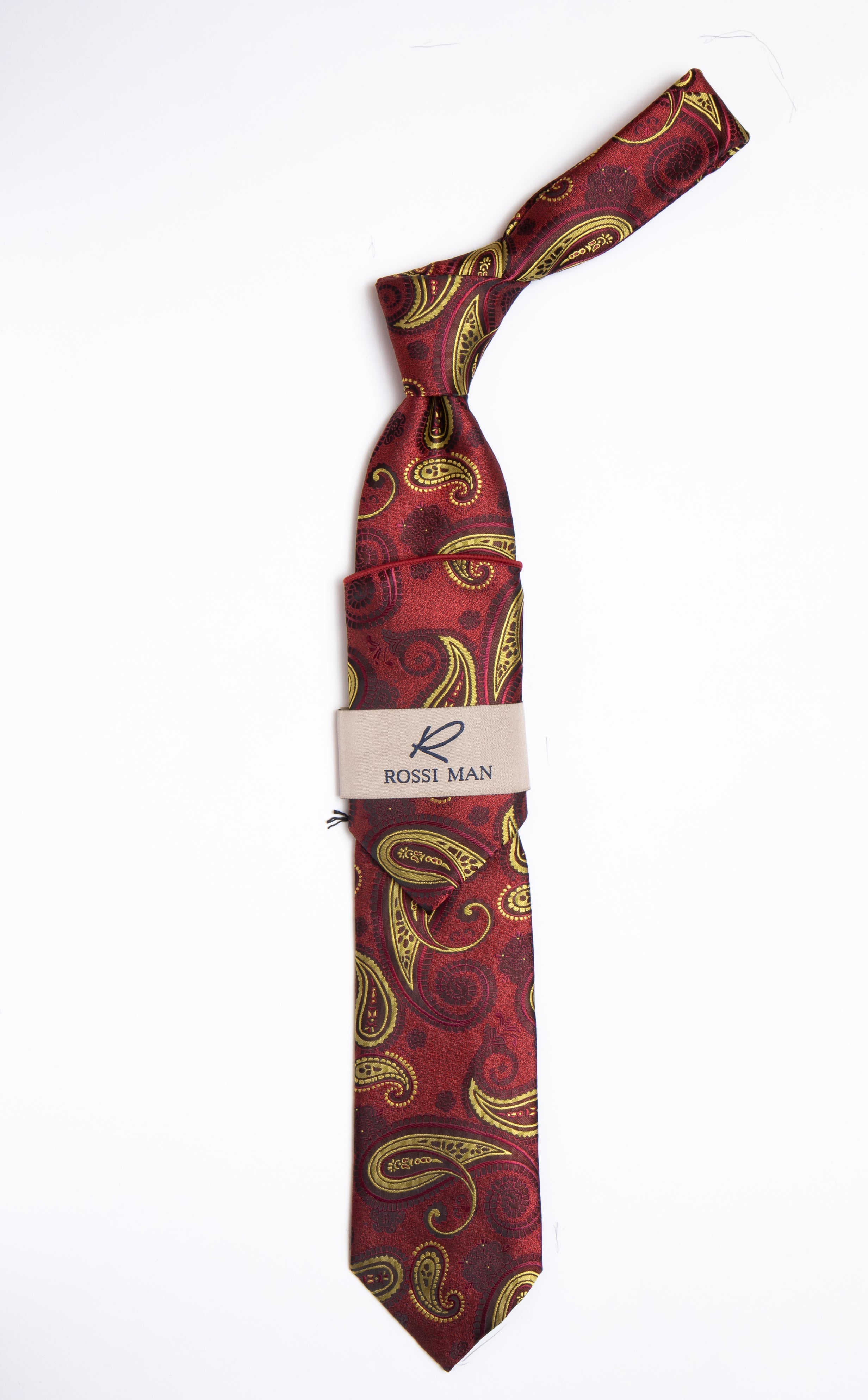 Rossi Man Tie and Pocket Round RMR461-6 - Default Title