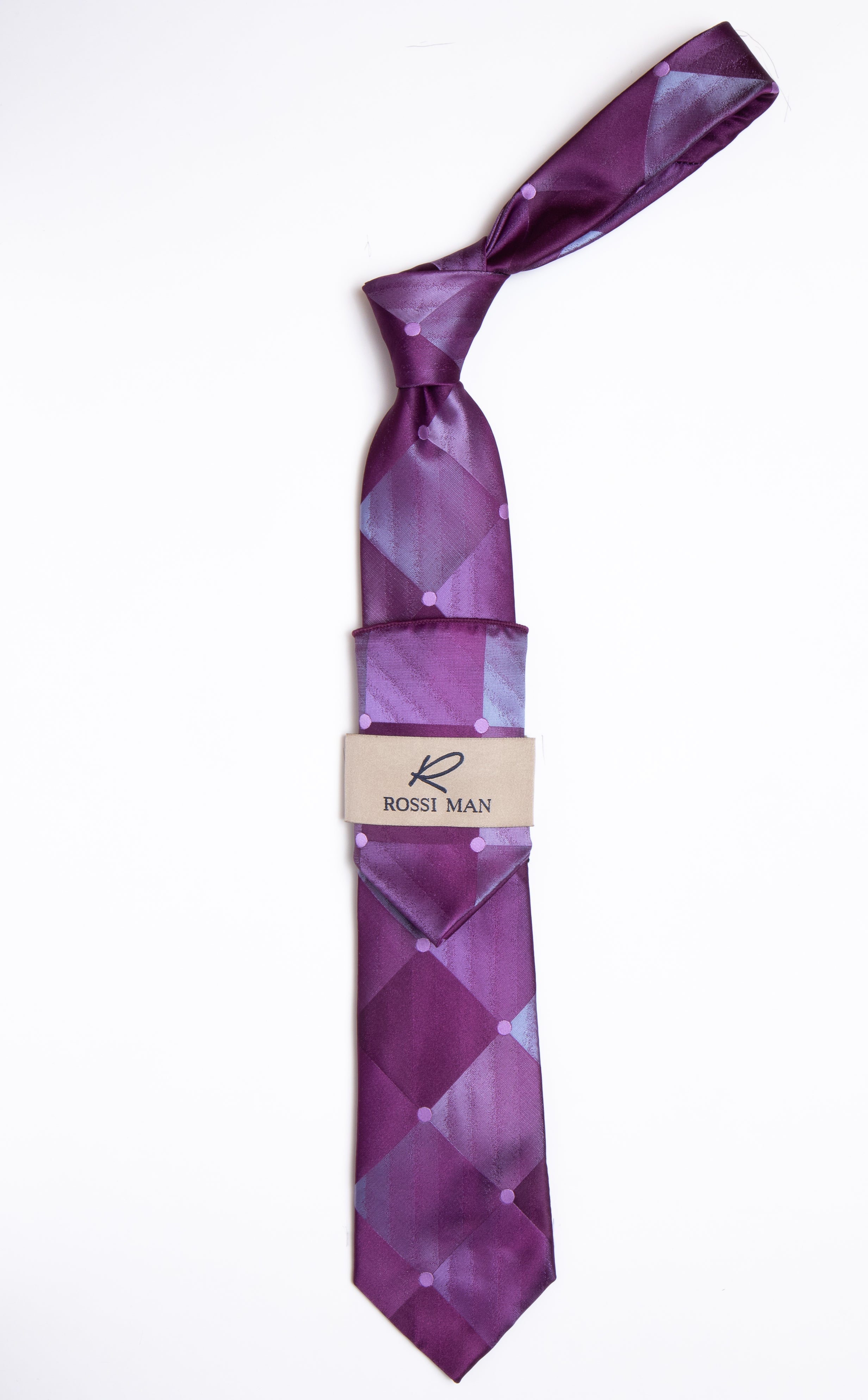 Rossi Man Tie and Pocket Round RMR462-2 - Default Title